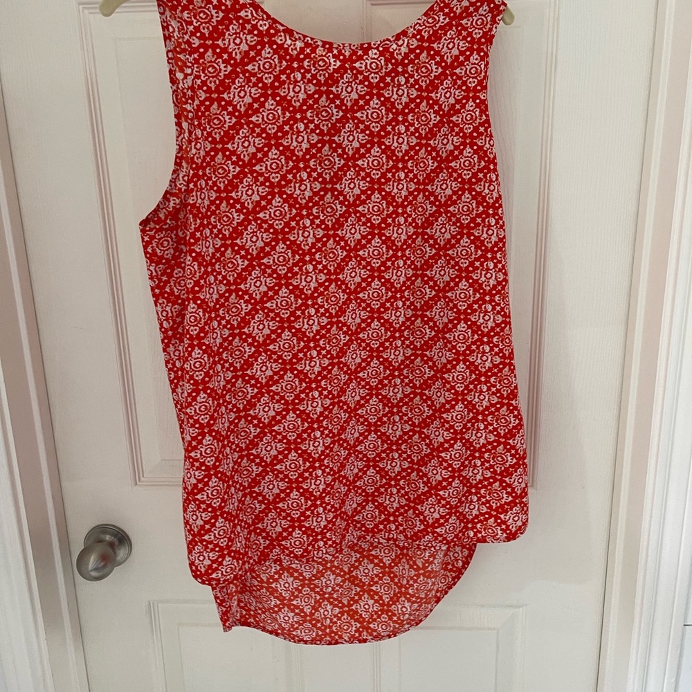 Michael Kors blouse with back zipper detail